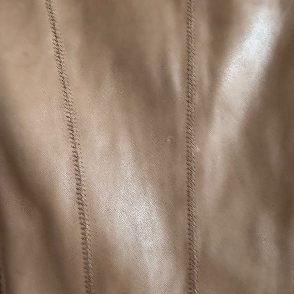 Vintage Y2K Worth Genuine Leather‎ Woven Belted Blazer Jacket - Picture 9 of 10